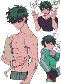 Izuku pro hero AU