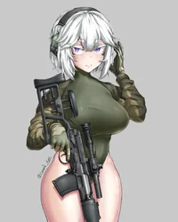 Russian sniper girl