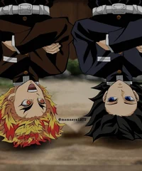 Giyuu and Rengoku
