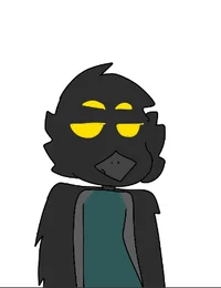 Haunty american crow