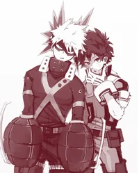 Izuku and Katsuki