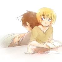 Eren and Armin 