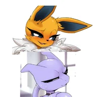 Jolteon and mewtwo