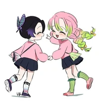 Shinobu and Mitsuri