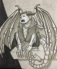 Sans AU - Gargoyle