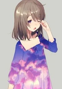 Sleepy Anime Girl