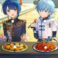 Xingqiu and Chongyun