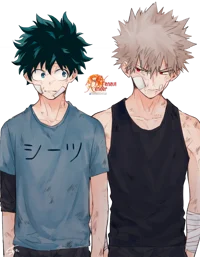 Izuku and Bakugo