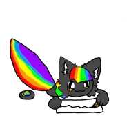 Rainbow fox