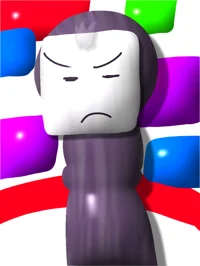 This Kokeshi -violet