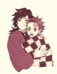 Tanjiro and Giyuu
