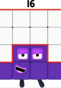 Numberblocks 16