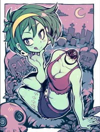 cute zombie girl