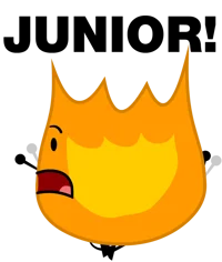 Firey JuniorText BFB