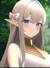 Shy elf girl 
