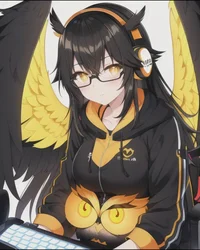Owl Girl Streamer