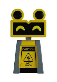 Wet floor sign