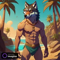 Buff wolf