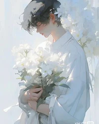 shy florist boy