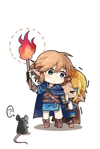 Zelda y Link