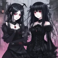 2 goth girls