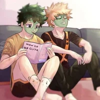 Izuku y Bakugo