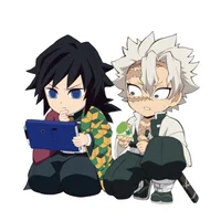 Sanemi and Giyuu 