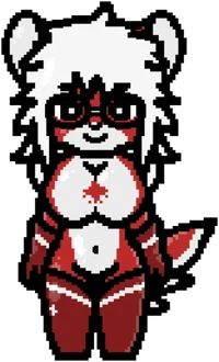 Red Cross Cat Latex