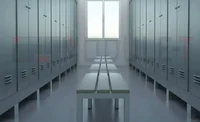 Boys locker room