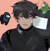 LOVER Black Crewmate