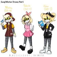 Swap au N V and J