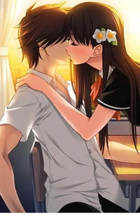 Anime boy and girl 