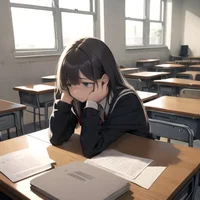 Depressed classmate