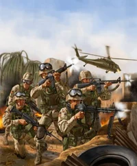 Blackhawk down anime