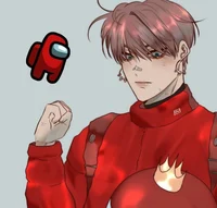 LOVER Red Crewmate