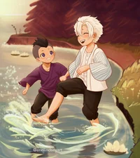 kid sanemi and genya