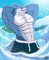 shark man