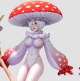 mushroom girl