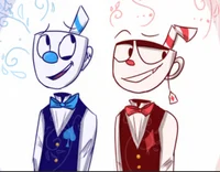 Cuphead and mugman