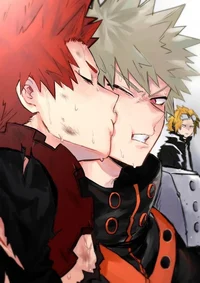 Kirishima and Bakugo