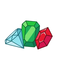 The three giant gems