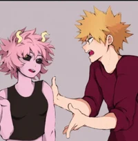 Mina and bakugo