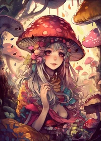 Mushroom girl