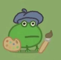 artistic frog