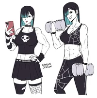 Goth muscle gf
