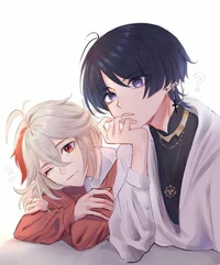 Scaramouche y Kazuha