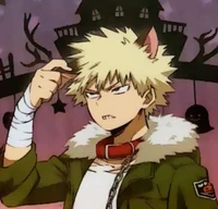 Bakugo half-wolf