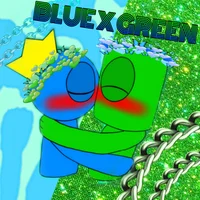 Blue x green
