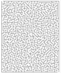 Teenage boy maze