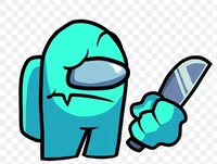 Among us cyan imp